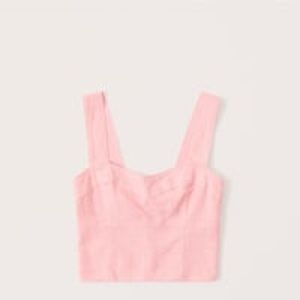 Linen Blend Pink Top